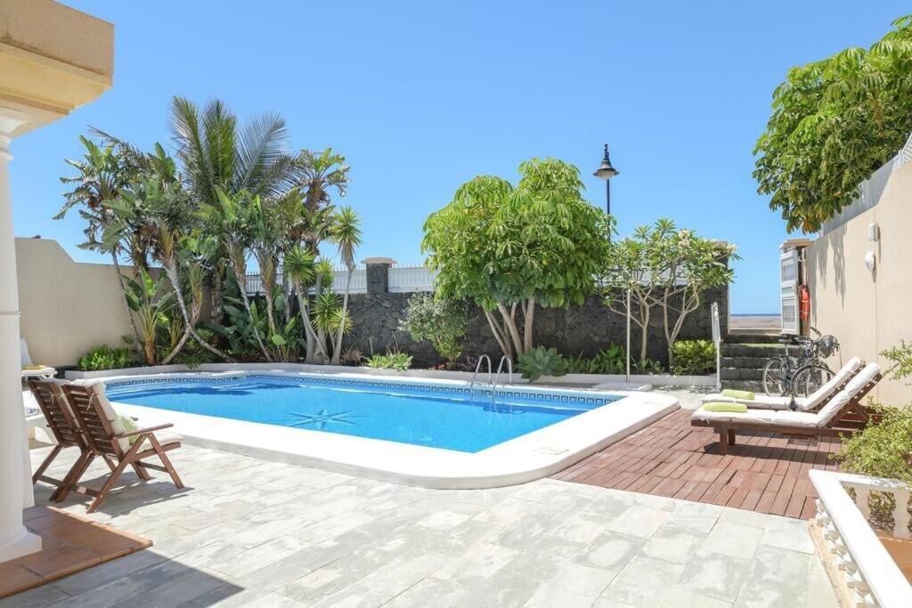 Villa La Concha Beachfront Heated Pool Playa Honda  Eksteriør bilde